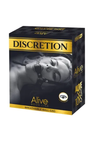 Baillon Discretion noir – Alive - 94edenstreet.com - sexshop en ligne