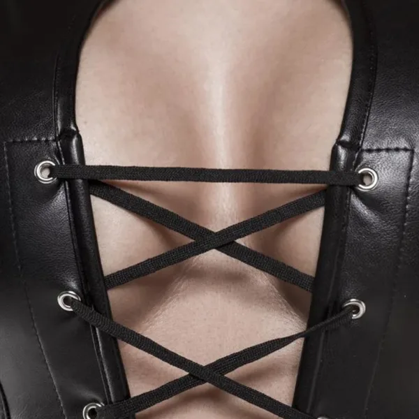 Corsage lacé sexy fetish – Grey Velvet