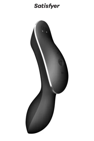 Vibro à air pulsé Curvy Trinity 2 noir – Satisfyer - 94edenstreet.com - sexshop en ligne