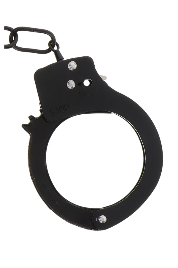 Menottes métal noires – Toy Joy - 94edenstreet.com - sexshop en ligne