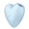 Double stimulateur Cutie Heart bleu – Satisfyer - 94edenstreet.com - sexshop en ligne