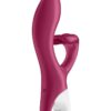 Vibro Rabbit Embrace Me Bordeaux – Satisfyer - 94edenstreet.com - sexshop en ligne