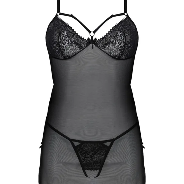 Nuisette Drosera et string ouvert – Passion ECO Collection
