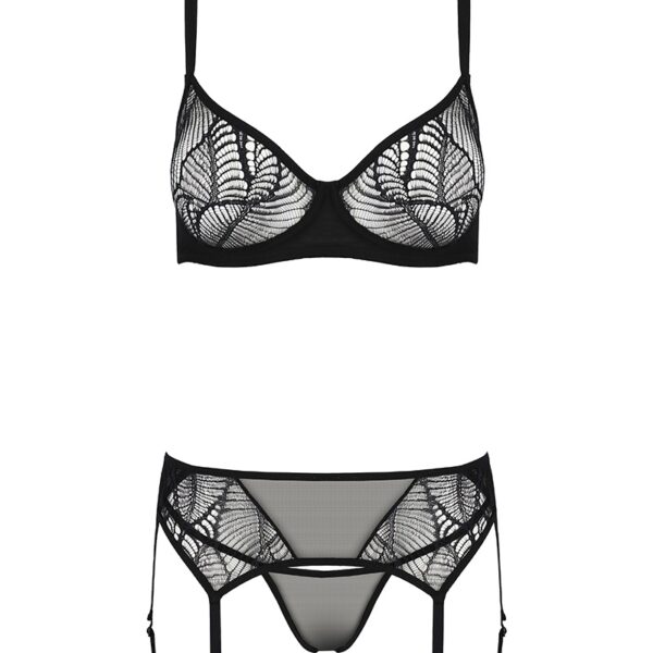Ensemble à jarretelles Leafa – Passion ECO Collection