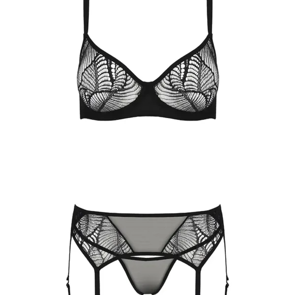 Ensemble à jarretelles Leafa – Passion ECO Collection