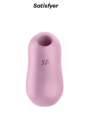 Double stimulateur Cotton Candy lilas – Satisfyer - 94edenstreet.com - sexshop en ligne