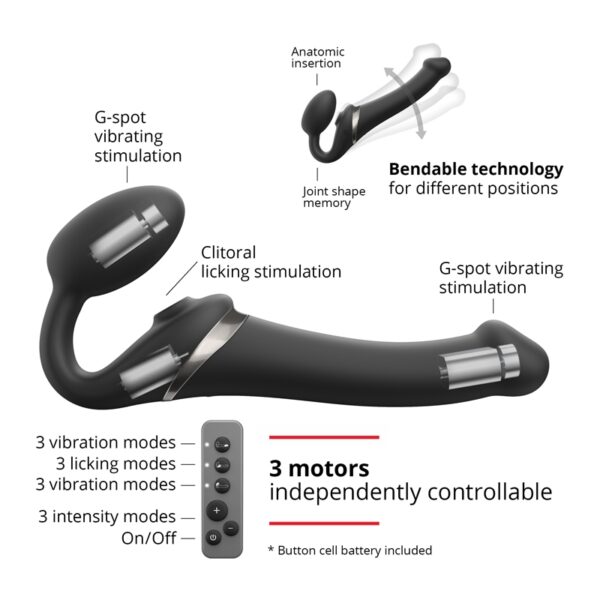 Strap-on-me Multi Orgasm noir XL