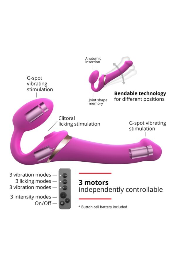 Strap-on-me Multi Orgasm Fuchsia S – Image 2