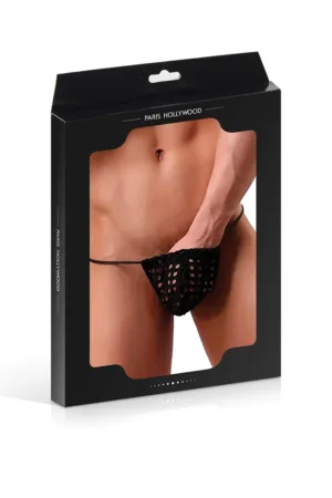 String ficelle noir – Paris Hollywood - 94edenstreet.com - sexshop en ligne