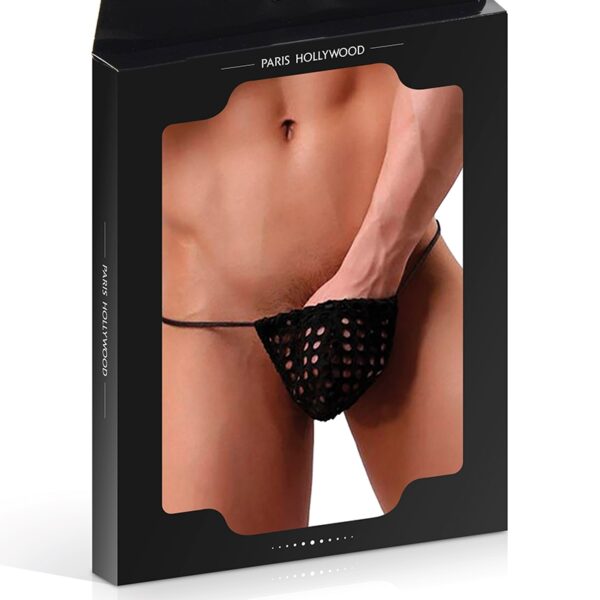 String ficelle noir – Paris Hollywood