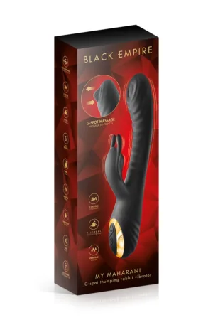 Vibro Rabbit My Maharani – Black Empire - 94edenstreet.com - sexshop en ligne