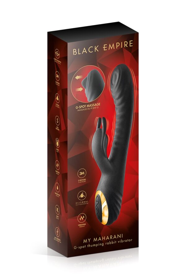 Vibro Rabbit My Maharani –  Black Empire - 94edenstreet.com - sexshop en ligne