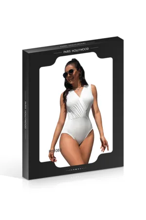 Body moulant blanc – Paris Hollywood - 94edenstreet.com - sexshop en ligne