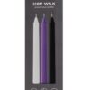3 Bougies sensuelles Hot Wax - 94edenstreet.com - sexshop en ligne