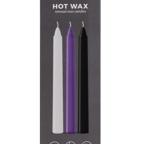 3 Bougies sensuelles Hot Wax