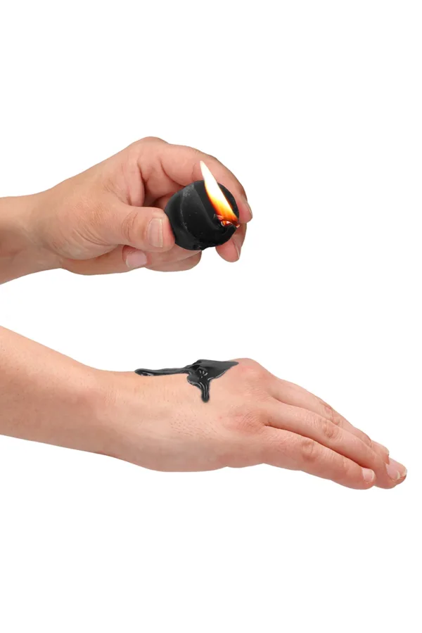 4 bougies SM noires parfum indocile – Ouch! - 94edenstreet.com - sexshop en ligne
