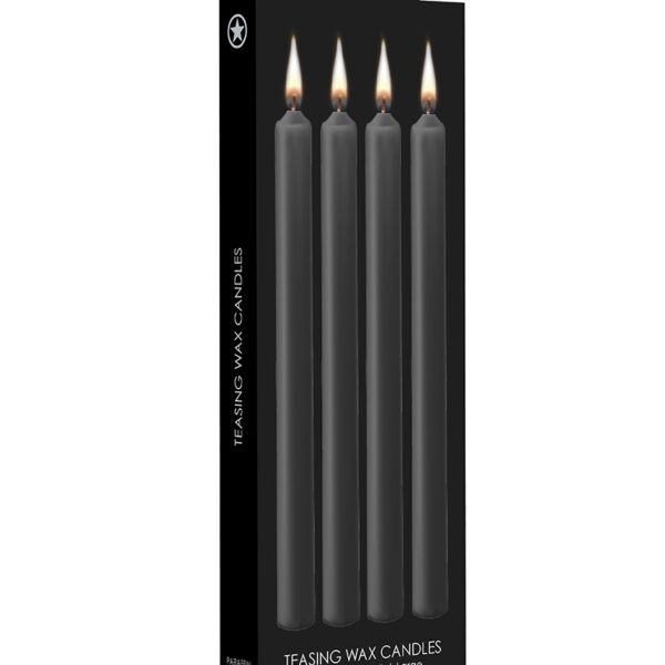 4 bougies SM noires Large – Ouch!