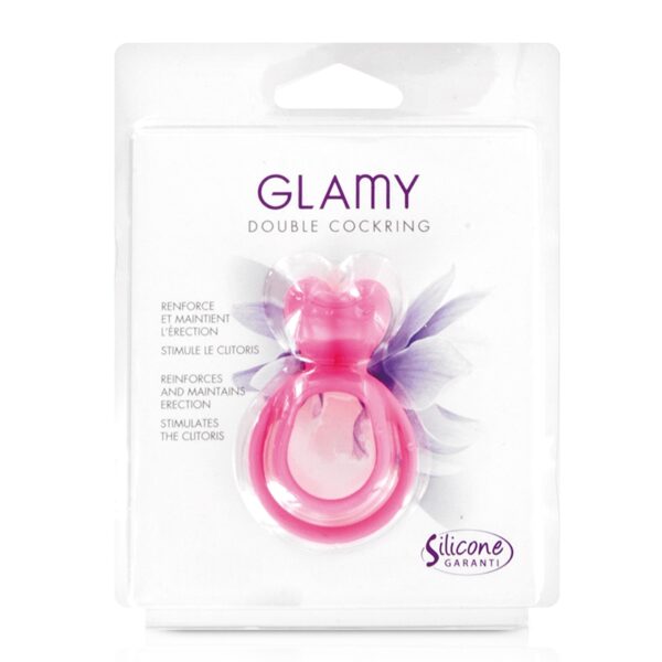 Double Cockring rose Glamy