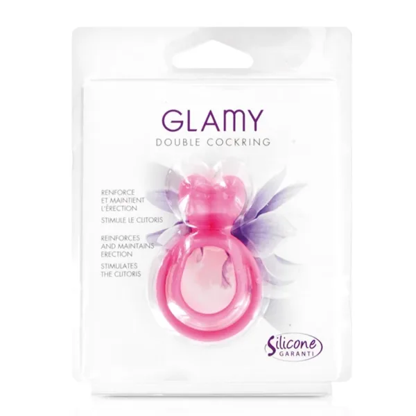 Double Cockring rose Glamy