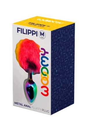 Plug métal Filippi Rainbow M – Wooomy - 94edenstreet.com - sexshop en ligne