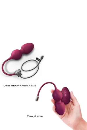 Love balls télécommandées bordeaux – Dorcel - 94edenstreet.com - sexshop en ligne