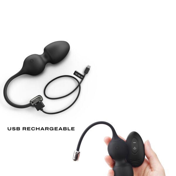 Love balls télécommandées noires – Dorcel