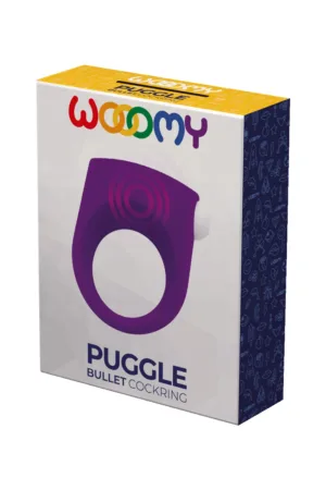 Anneau de pénis vibrant Puggle – Wooomy - 94edenstreet.com - sexshop en ligne