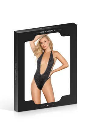 body argenté à strass – Paris Hollywood - 94edenstreet.com - sexshop en ligne