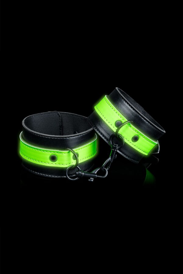 Menottes chevilles phosphorescentes – Ouch - 94edenstreet.com - sexshop en ligne