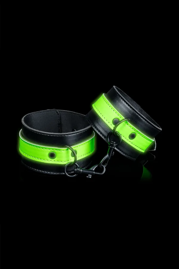 Menottes chevilles phosphorescentes – Ouch - 94edenstreet.com - sexshop en ligne