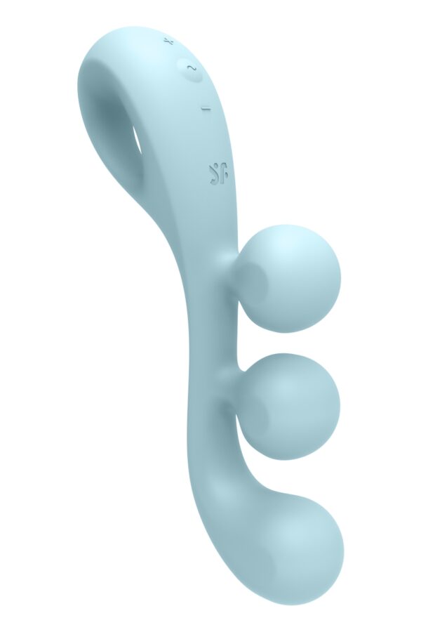 Multi-vibromasseur Tri Ball 2 bleu - Satisfyer – Image 2