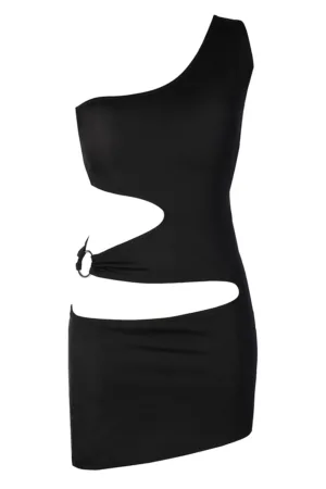 Robe noire V-9239 – Axami - 94edenstreet.com - sexshop en ligne