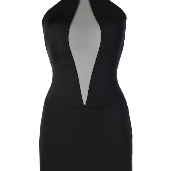 Robe noire V-9269 – Axami