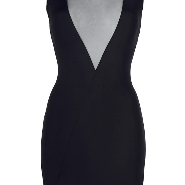 Robe noire V-9209 – Axami