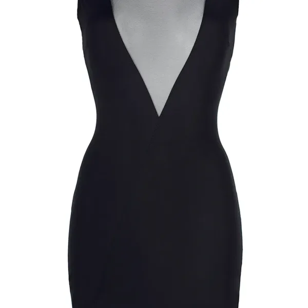Robe noire V-9209 – Axami