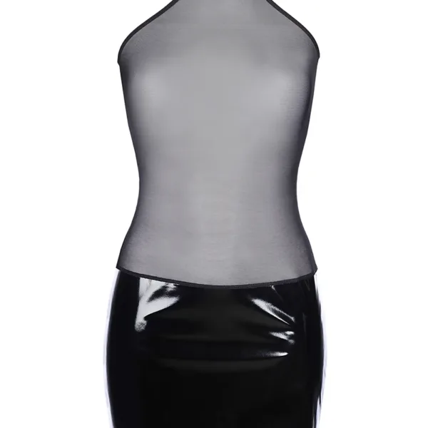 Robe noire V-9129 – Axami