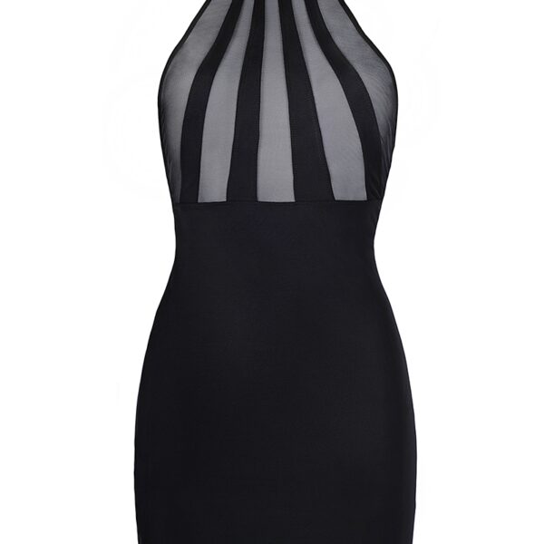 Robe noire V-9149 – Axami