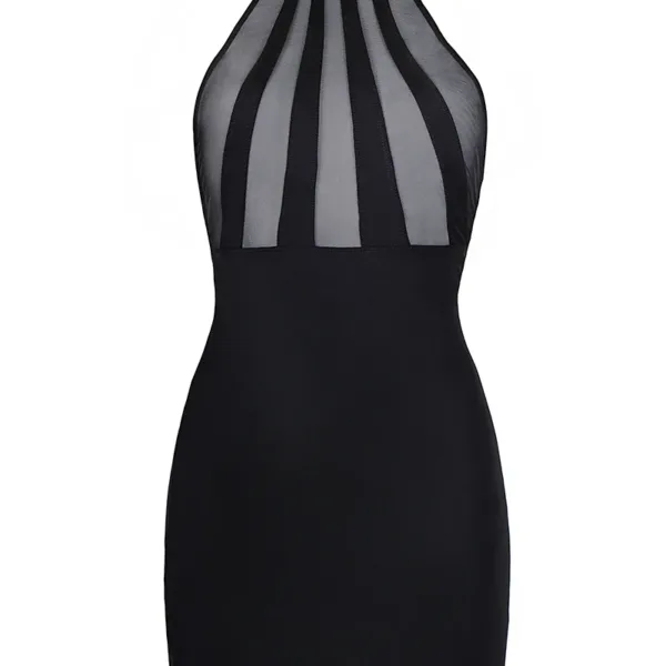 Robe noire V-9149 – Axami