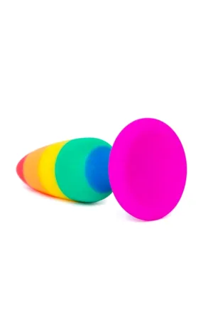 Plug arc en ciel Hiperloo M – Wooomy - 94edenstreet.com - sexshop en ligne