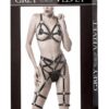 Harnais faux cuir 3 pièces – Grey Velvet - 94edenstreet.com - sexshop en ligne