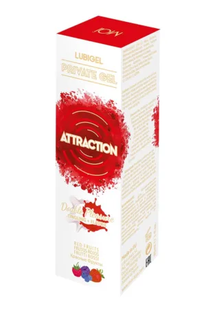 Lubrifiant stimulant fruits rouges – Attraction - 94edenstreet.com - sexshop en ligne