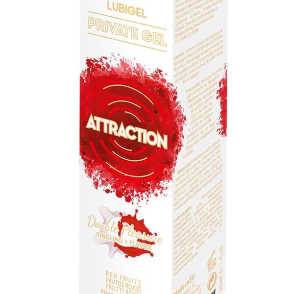 Lubrifiant stimulant fruits rouges – Attraction