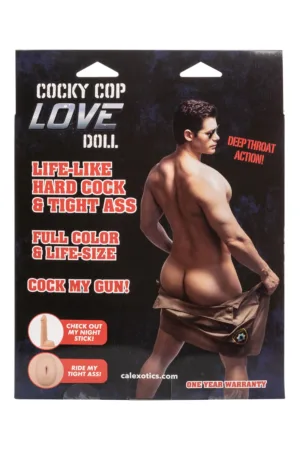 Poupée masculine Cocky Cop Love Doll - 94edenstreet.com - sexshop en ligne