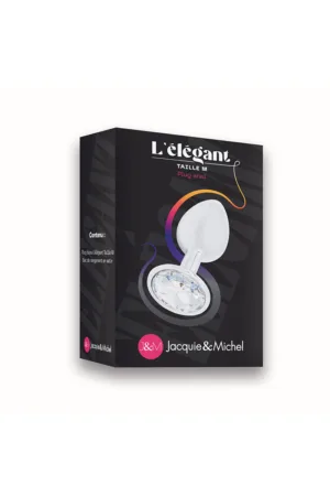 Plug bijou L’élégant M – Jacquie et Michel - 94edenstreet.com - sexshop en ligne