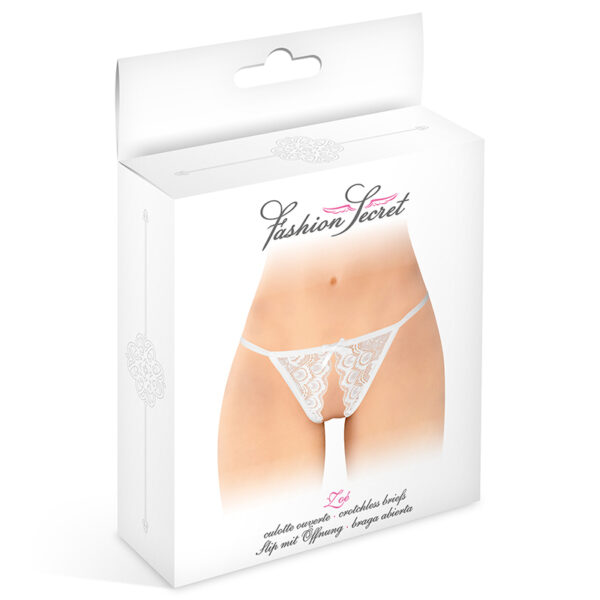 Culotte ouverte Zoé blanche – Fashion Secret