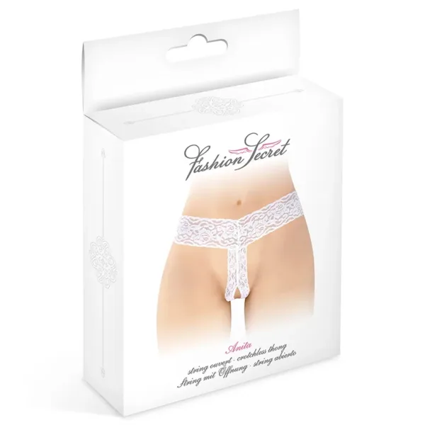 String ouvert Anita blanc – Fashion Secret