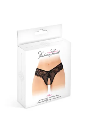 String ouvert Alicia noir – Fashion Secret - 94edenstreet.com - sexshop en ligne