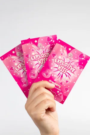 Bonbons pétillants fraise – secret Play - 94edenstreet.com - sexshop en ligne