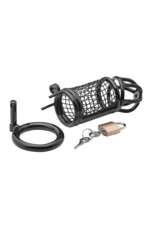 Cage à pénis Matrix Black – XXX Dreamtoys - 94edenstreet.com - sexshop en ligne
