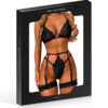 Ensemble 3 pièces en dentelle noir – Image 2